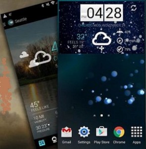 1Weather app for Android