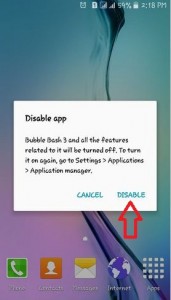 Hide default apps on android smart phones