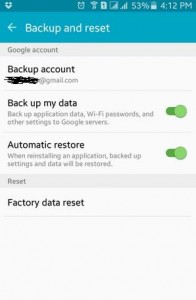How to backup data on android lollipop