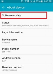 How to update software in android lollipop