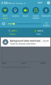 Restrict background data on android lollipop