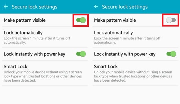 How to hide pattern lock dots on android, Lollipop, KitKat - BestUsefulTips