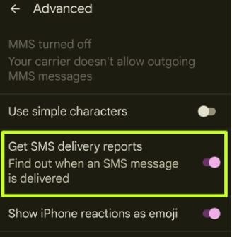 How to Enable SMS Delivery Report in Android 12 and Android 11