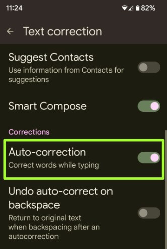 How to Turn Off Autocorrect Android 13, 12