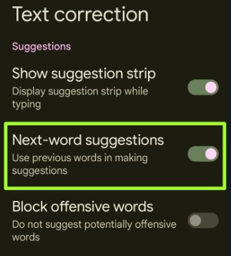 How to Turn Off Text Suggestions Android