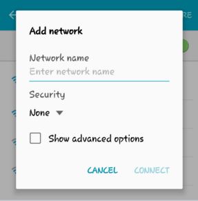 How to add wifi network in android mobile