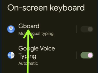 Open Gboard settings to Turn Off Autocorrect on Android
