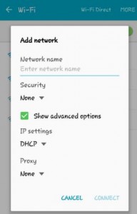 add wifi network in android mobile