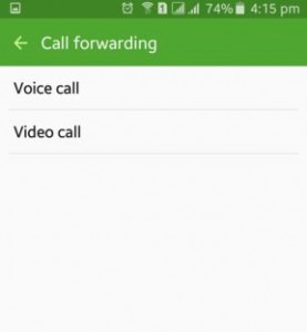 set call forwarding on android lollipop