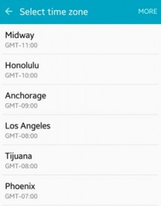 set time zone on android lollipop
