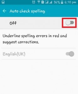 turn off autocorrect on android lollipop