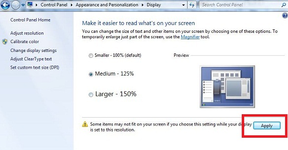 change system font windows 7