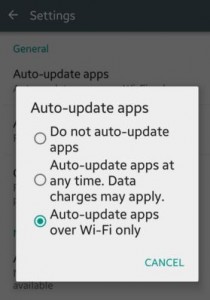How to disable automatic app updates in android lollipop
