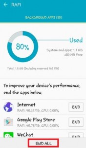 Remove unnecessary app on android