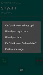 Send WhatsApp call message in android
