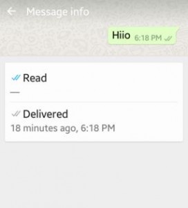 Details of WhatsApp send message when disable read receipts