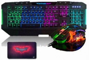 Qisan gaming keyboard and mouse combo deals