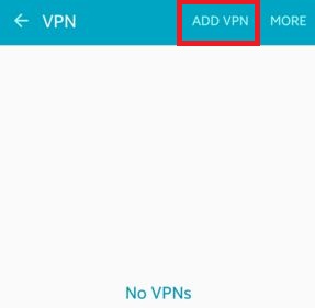 Add vpn on android phone