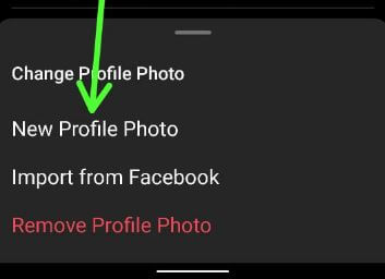 Change Profile Picture On Instagram Android Smartphone
