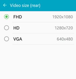 Change camera video size android lollipop