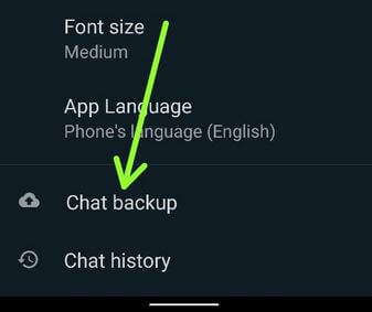 how to delete whatsapp backup from