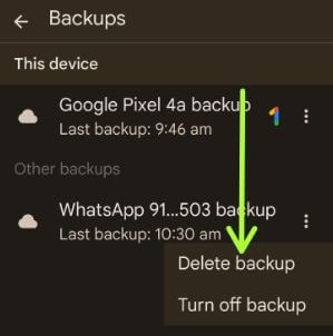 How To Delete WhatsApp Backup in Google Drive Android