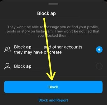 How to Block Instagram Account on iPhone