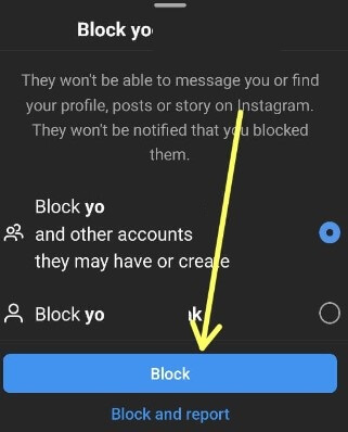 How to Block People on Instagram Android using Username