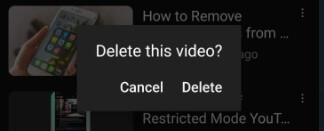 How to Delete a YouTube Videos on Android