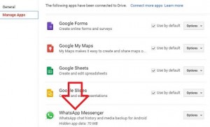 How to delete WhatsApp backup from Google drive