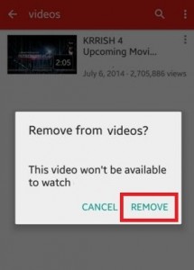 How to delete YouTube videos android phone & tablet