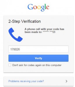 How to enable two step verification gmail account