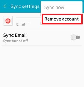 How to remove google account android phone