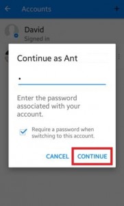 How to switch account on facebook messenger android lollipop - Copy