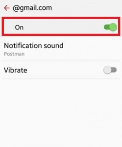 How to turn on email notifications gmail android lollipop