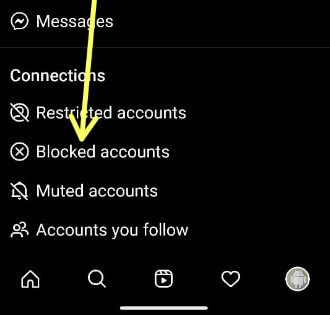 Instagram Blocked Accounts Android