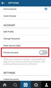 Instagram account public android