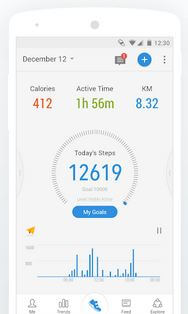 Walking and running Pedomete Weight Loss App For Android
