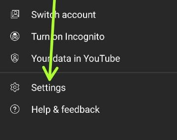 YouTube app settings to delete Watch history on your Android