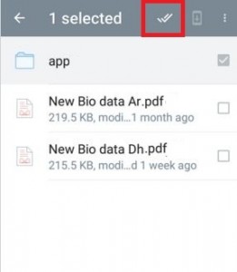 delete multiple files from dropbox on android