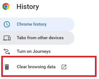 Clear Browsing Data on Chrome Desktop