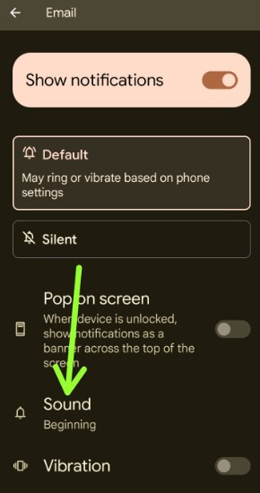 Gmail Notification Sound Change on Android