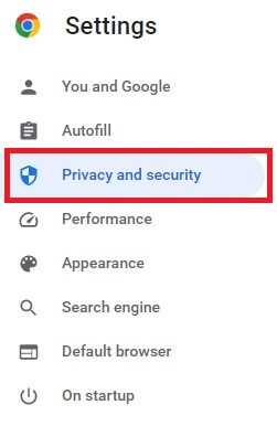 How to Clear History in Chrome Desktop using privacy and security settings