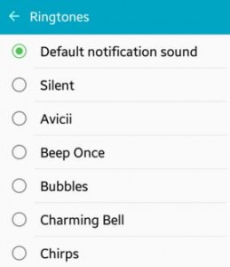 How to change gmail app notifications sound android phone