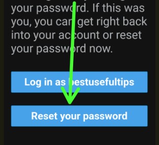 How To Change Instagram Password Android
