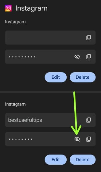 How to Find your Instagram Password on Android using Google Auto Fill