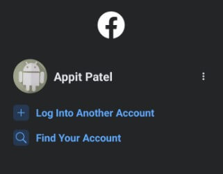 Reset Instagram Password on Android using Facebook Account