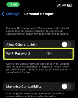 How to Find Hotspot Password on iPhone
