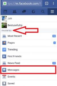 Facebook chat clear history