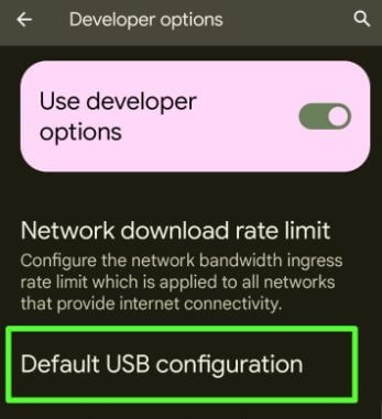 Change USB Settings on Android 12 and Android 11